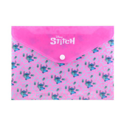 Picture of STITCH A5 BUTTON ENVELOPE FOLDER